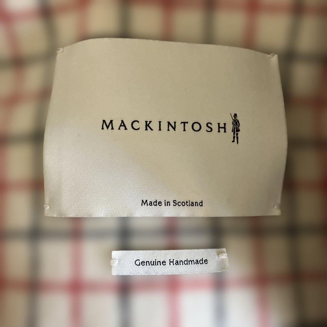 【良品】マッキントッシュ×エディフィス　メンズゴム引きコート　ラグランスリーブ