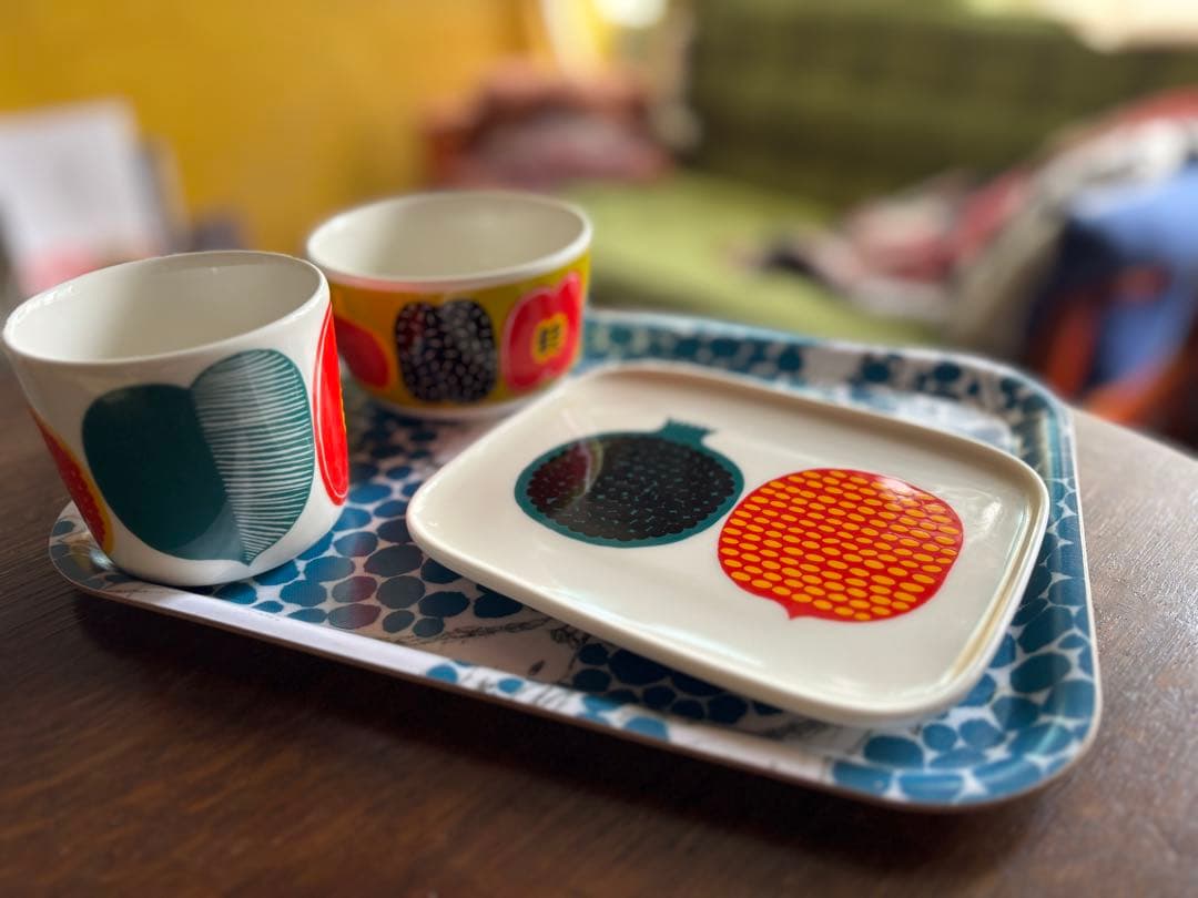 marimekko コンポッティ　廃盤品　プレート・ボウル・カップ3点セット