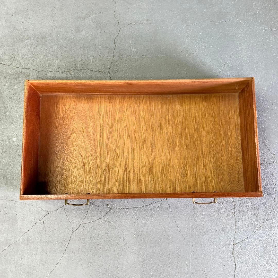 英国ヴィンテージ チーク 5段チェスト