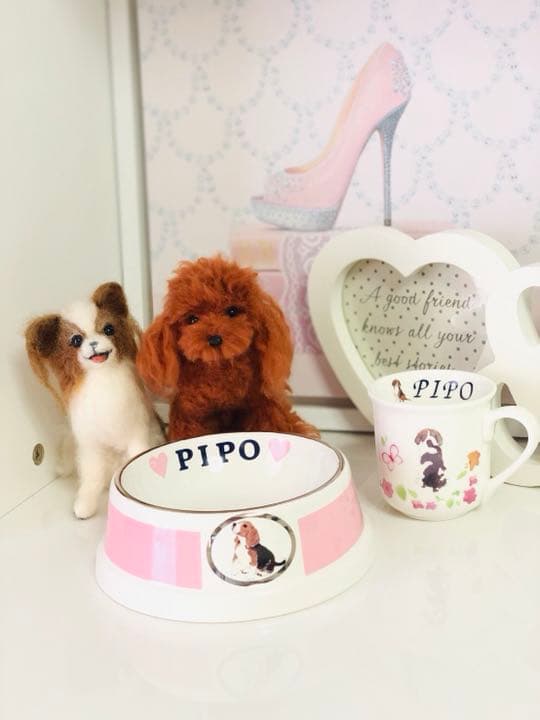 オーダー  ハンドメイド 猫 ペット 犬 フードボウル ボール ビーグル