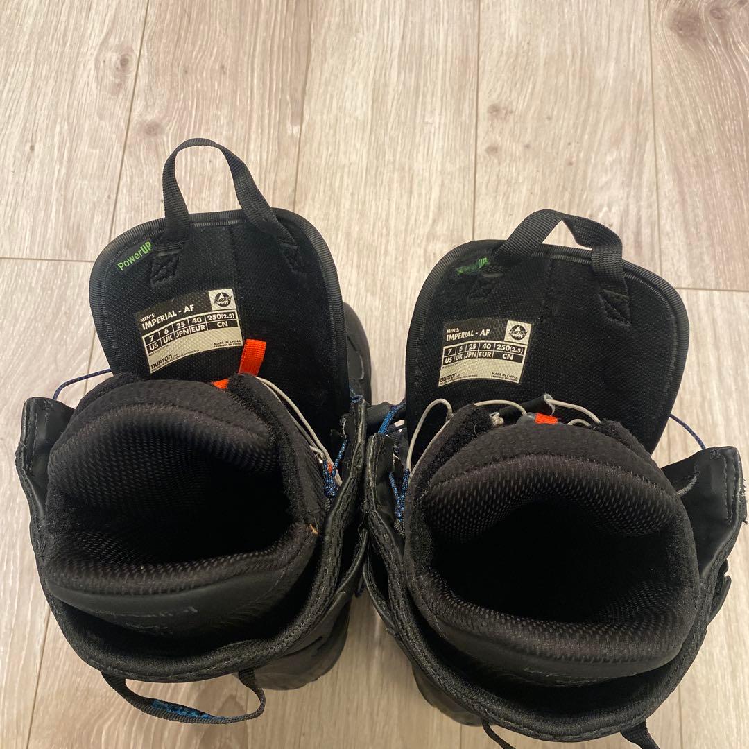 BURTON INPERIALスノーボードブーツ ブラック 男性用 25.0