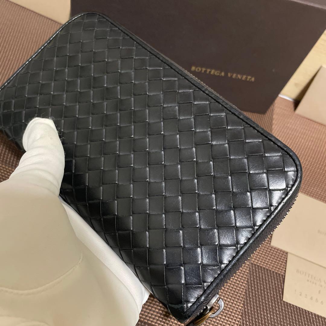 良品☆正規品✨BOTTEGA VENETA ラウンドファスナー長財布　最安値