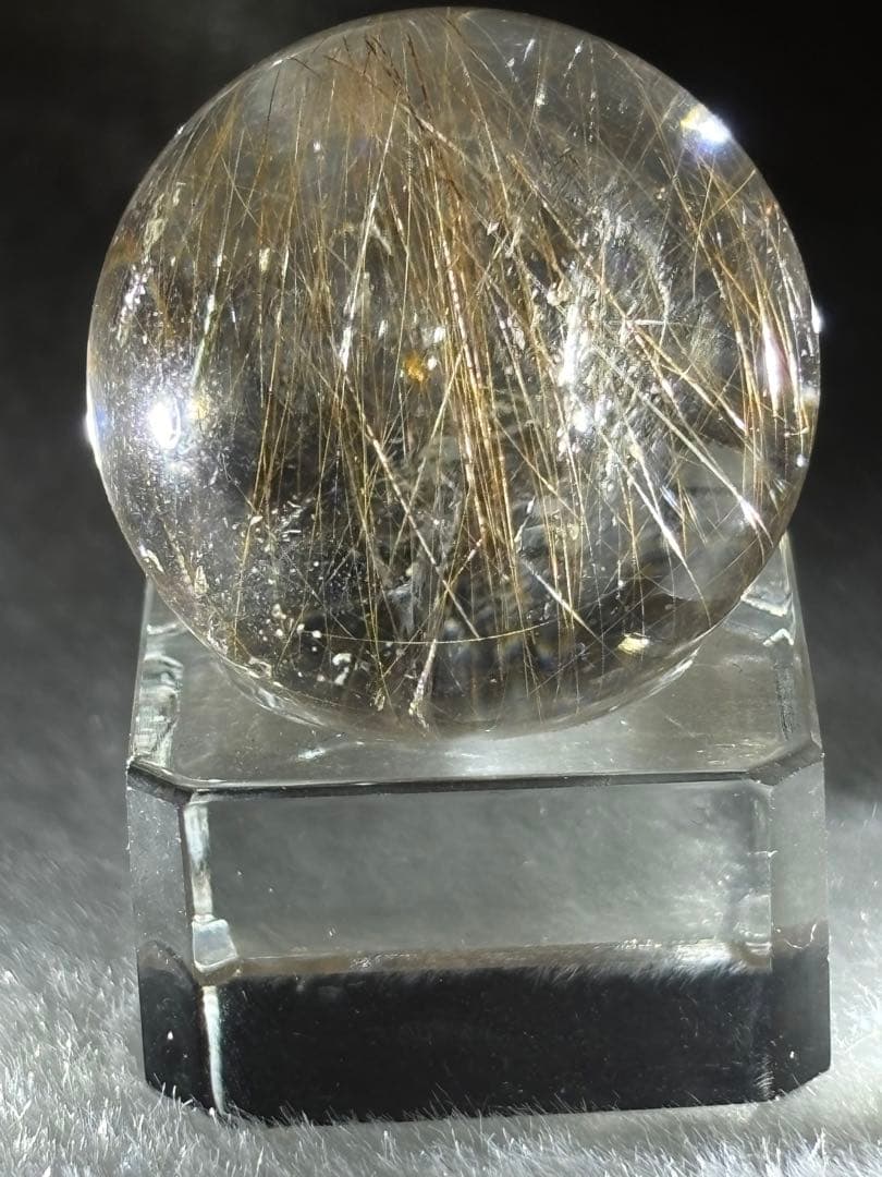 【金運、仕事運上昇】虹入り！ゴールドルチルスフィア ⭐️R156