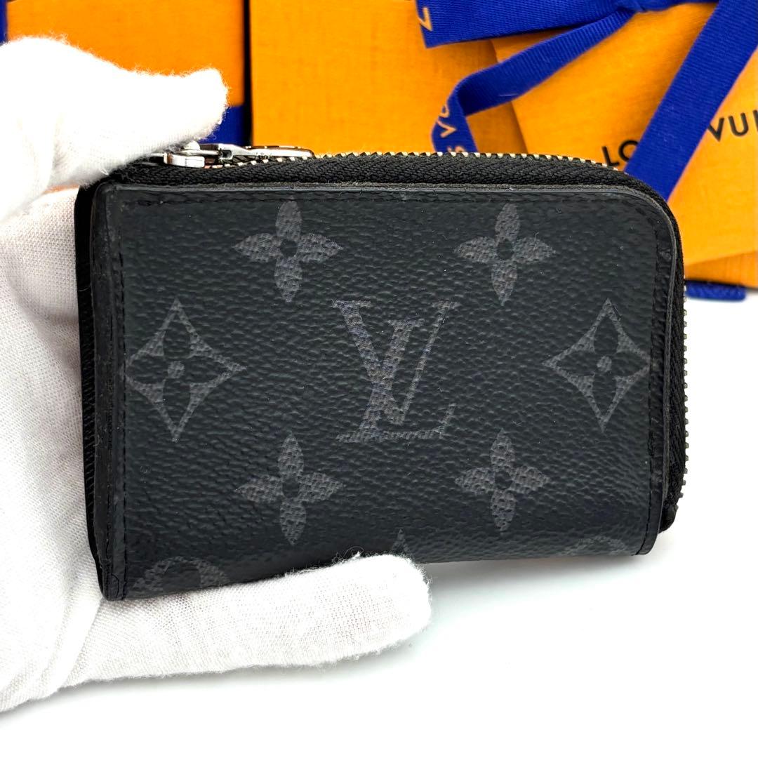 ルイヴィトン ケース 財布 モノグラムエクリプス ポルトモネジュール