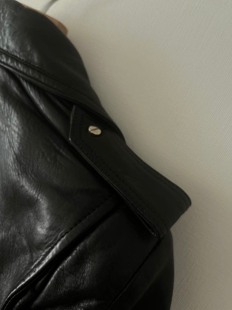 【状態良】バレンシアガライダースレザージャケット