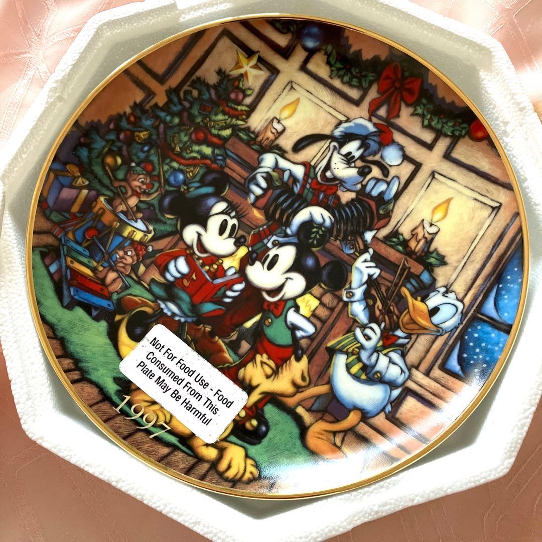 アンティーク　1997 ディズニー　絵皿　限定　飾り絵　飾り皿　USA