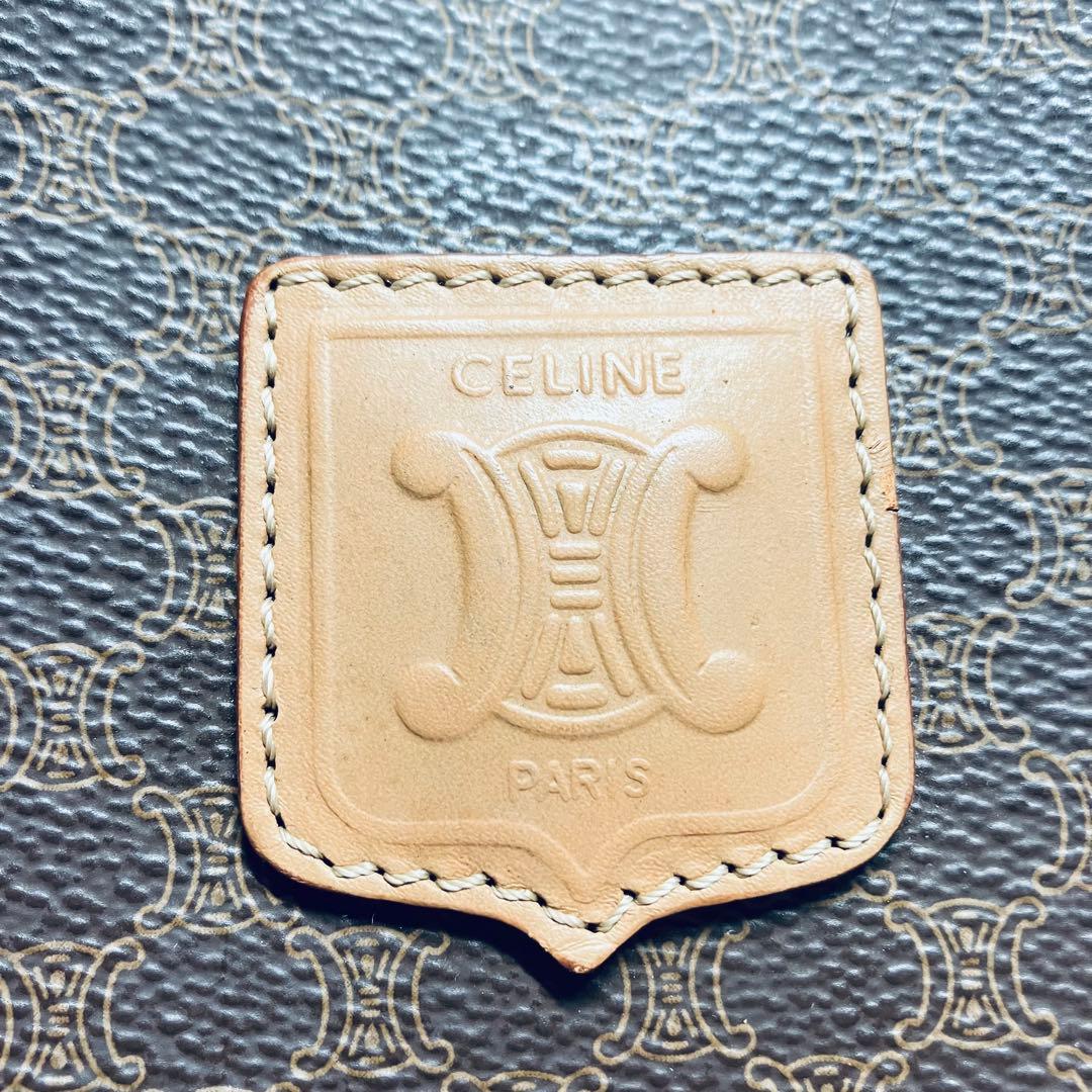 m*★様 極美品　セリーヌ マカダム ハンドバッグ ボストンバッグ ミニボストン