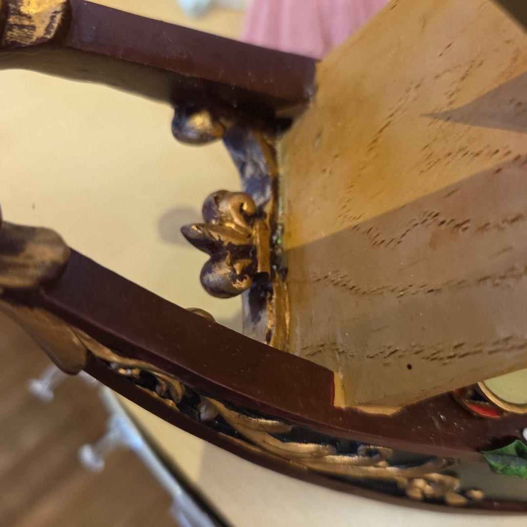 く*ん様 木製馬のロッキングホースクリスマス飾りオルゴール