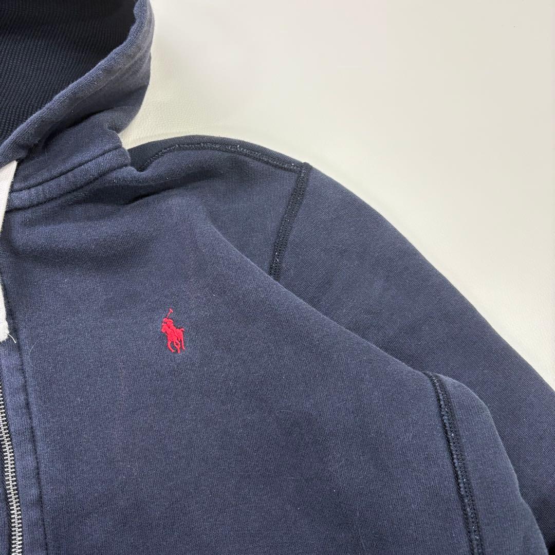 【極上】鬼フェード 肉厚×サーマルRalph Lauren フルジップパーカー