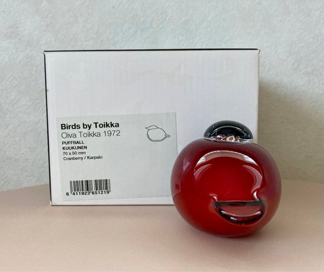 イッタラ　バード　パフボール　クランベリー