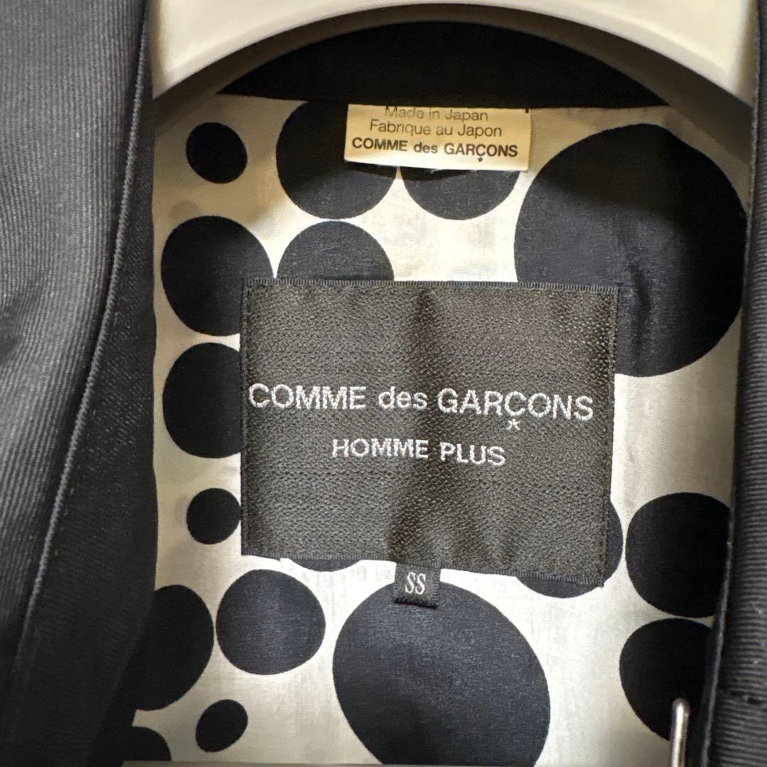 COMME des GARÇONS HOMME PLUS ブラックトレンチコート