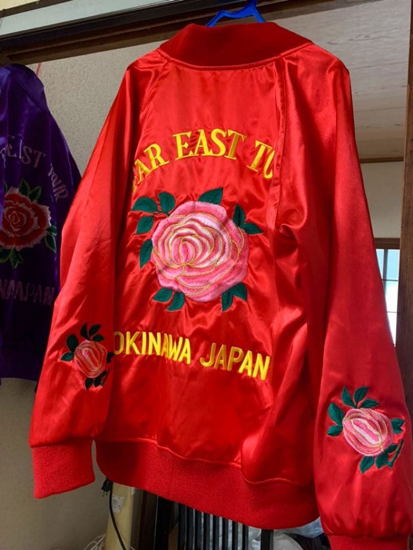 赤　スカジャン