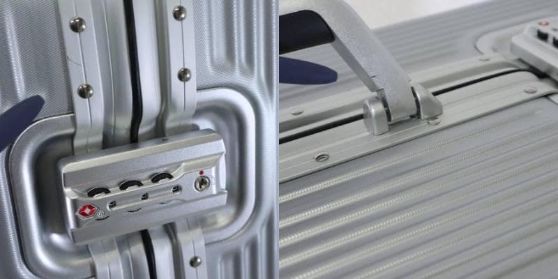 値下展示品 スイスミリタリー スーツケース 64L TSAロック付き シルバー系