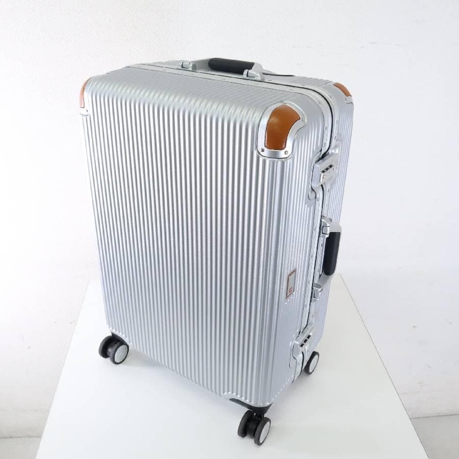 値下展示品 スイスミリタリー スーツケース 64L TSAロック付き シルバー系
