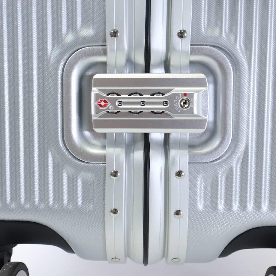 値下展示品 スイスミリタリー スーツケース 64L TSAロック付き シルバー系