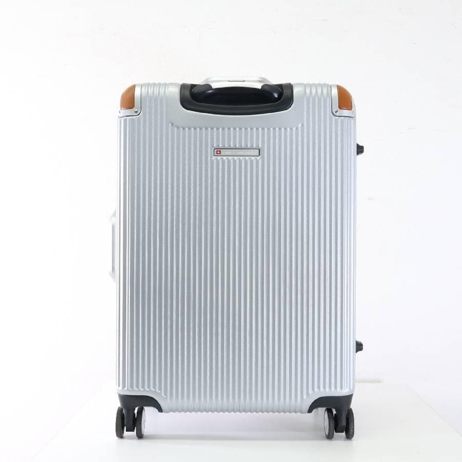 値下展示品 スイスミリタリー スーツケース 64L TSAロック付き シルバー系