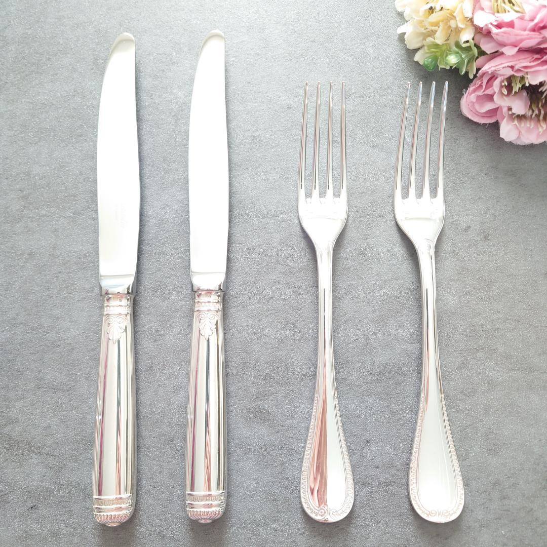 美品 クリストフル マルメゾン テーブルナイフ テーブルフォーク 4点