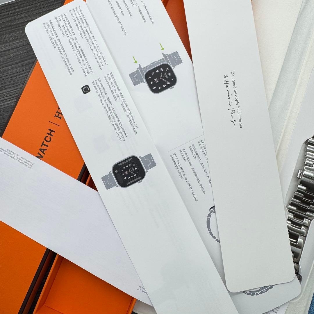 2793 Apple Watch エルメス　グランH 46㎜ Mサイズ　バンド