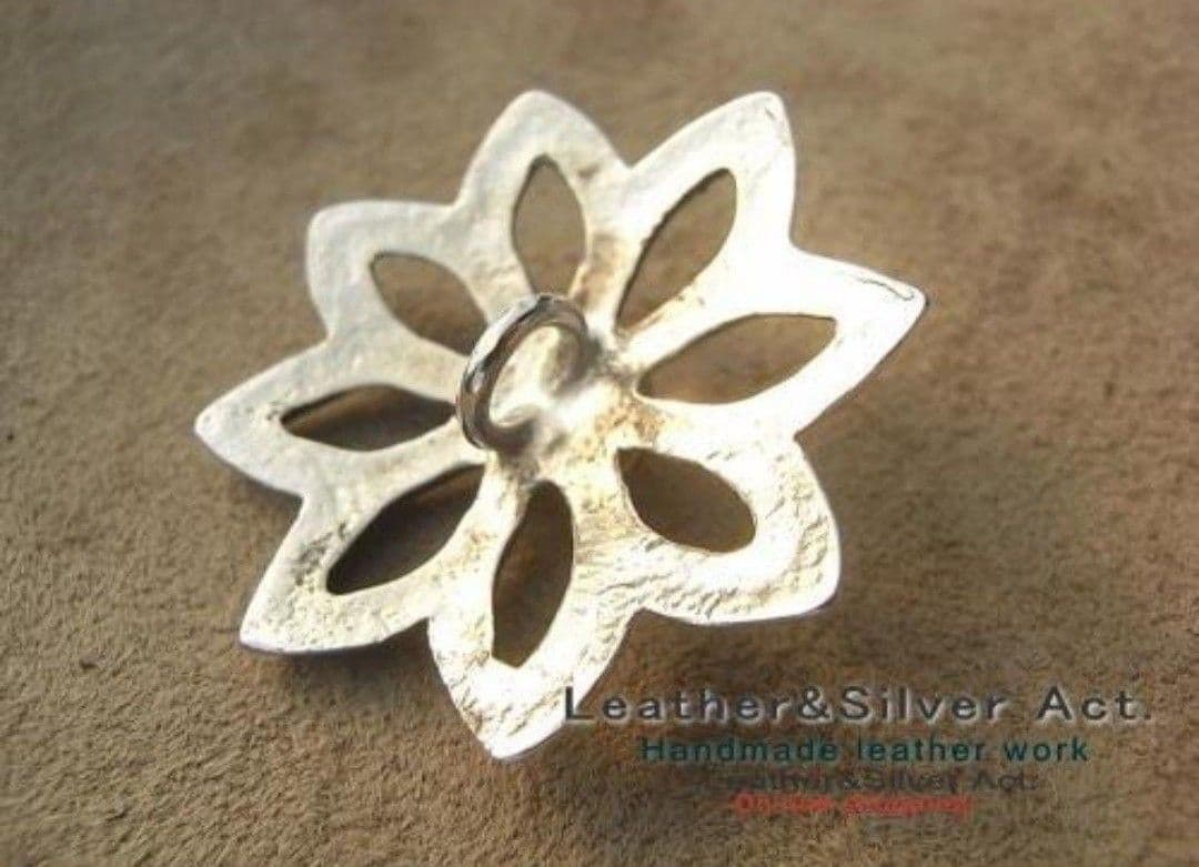 シルバーコンチョ　ヘアゴム　髪留め　ターコイズアクセサリー　金具指定可です