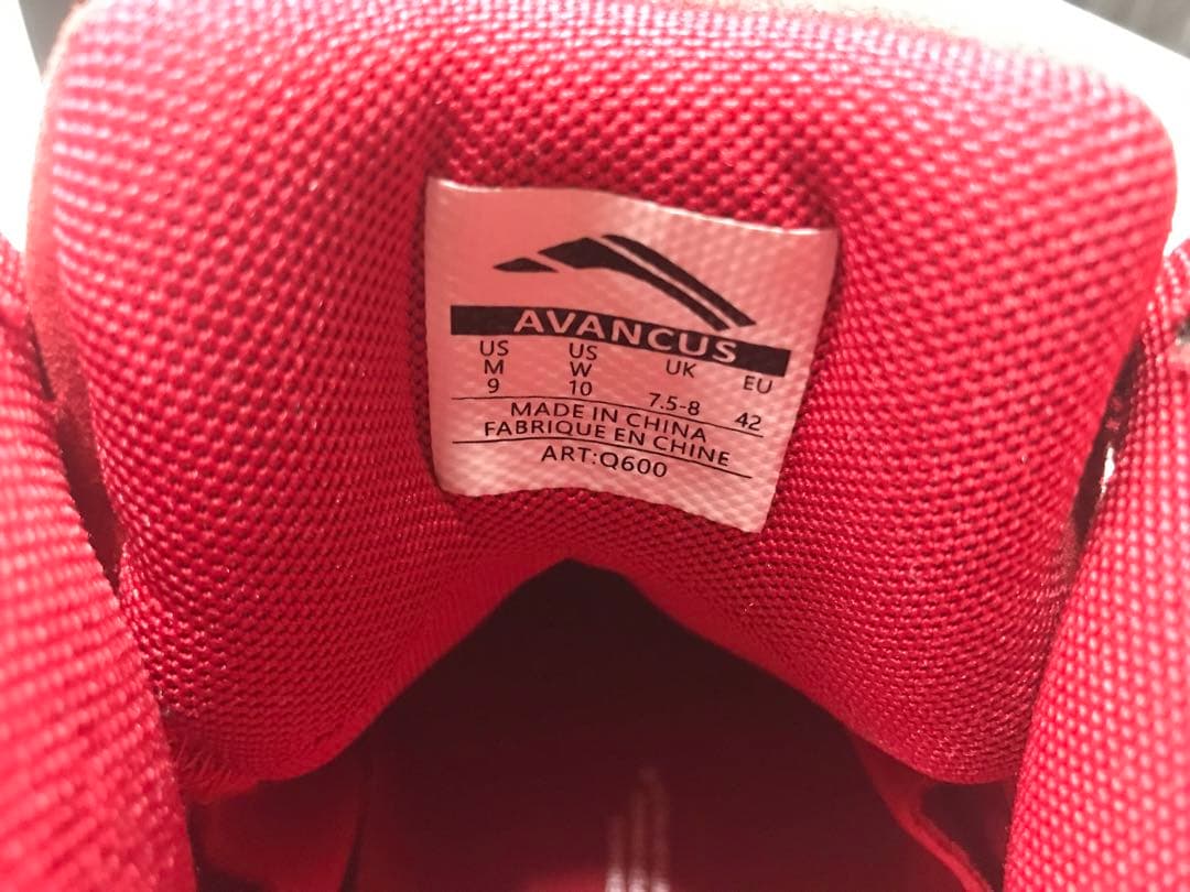 AVANCUS アヴァンサス V3.0 ハイトップ レッド 42 27cm