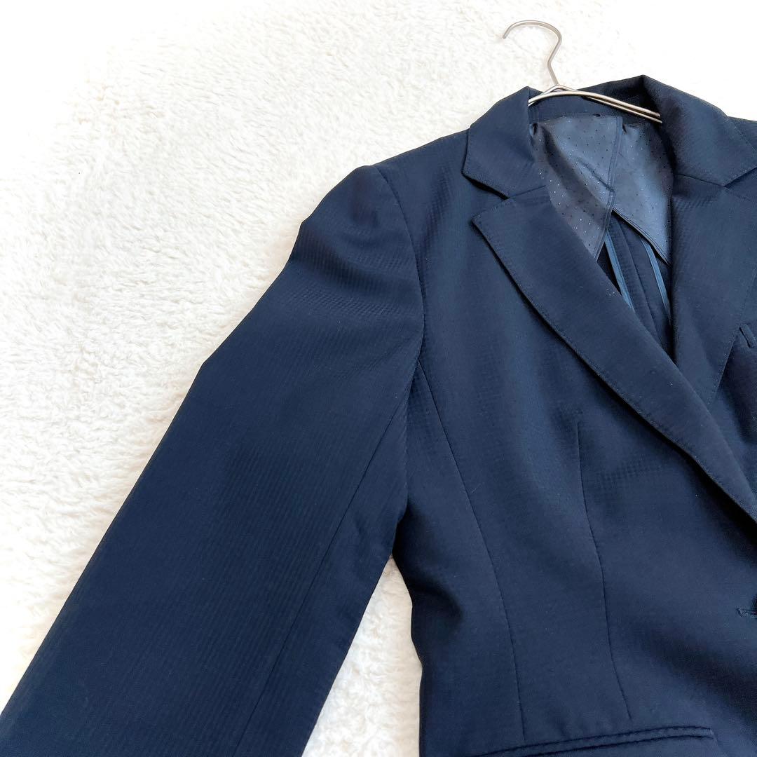 【n-line Precious】スーツセットアップ(13号)３点セット　紺