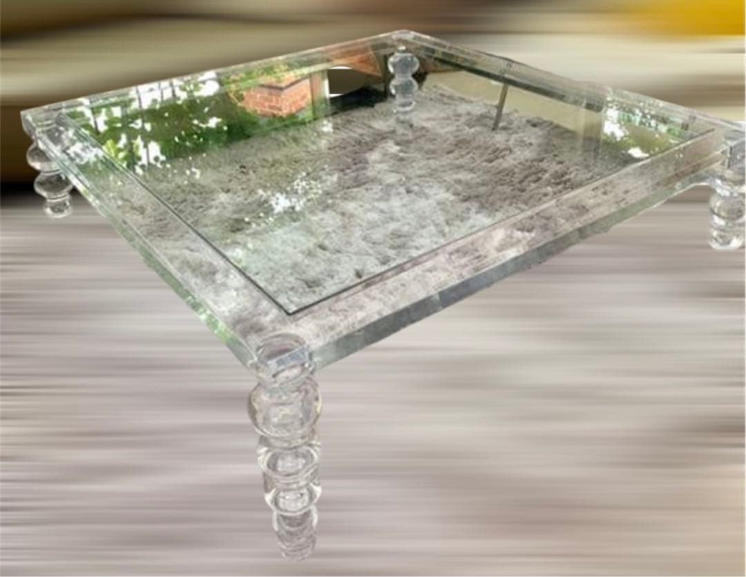 正方形センターテーブル　サァラ麻布