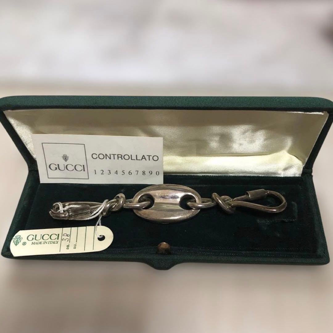 グッチ　GUCCI シルバー　キーホルダー・キーリング