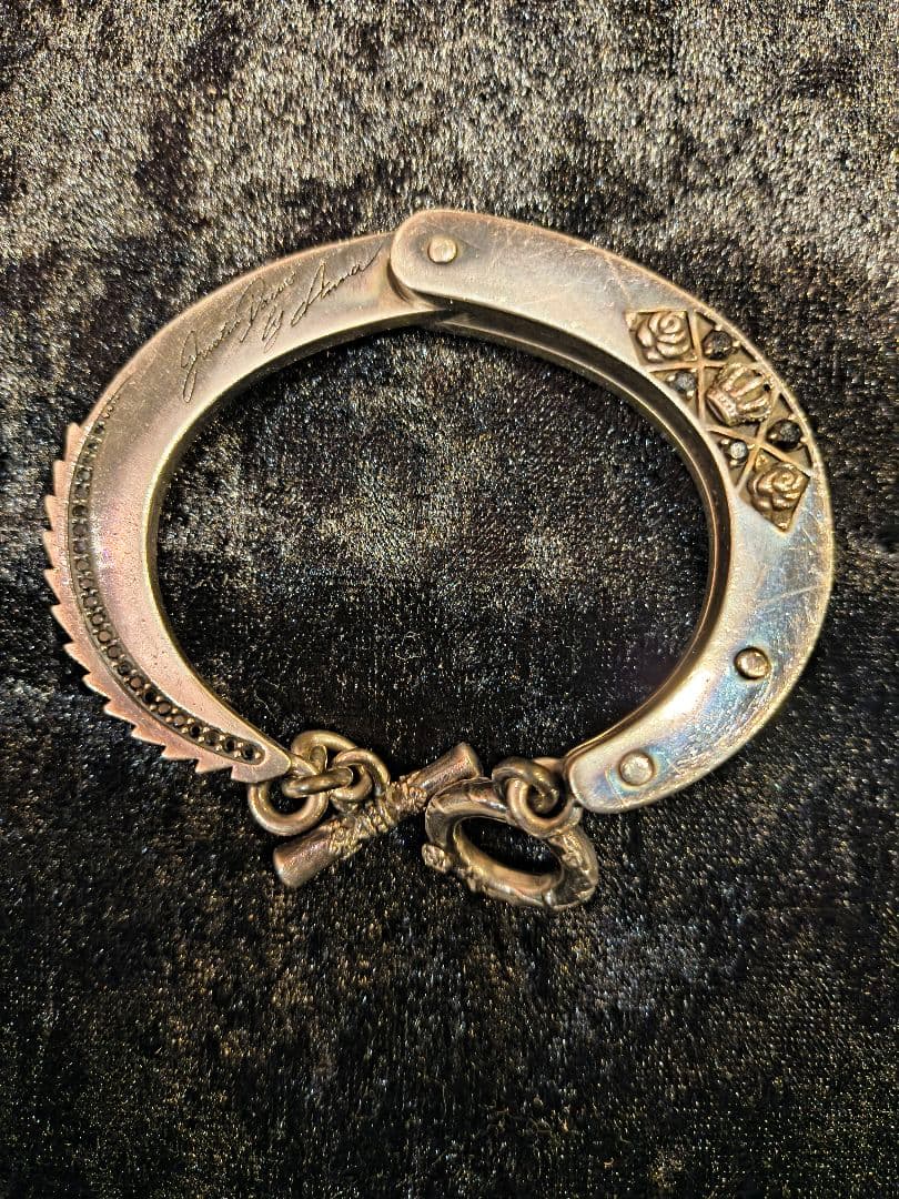 ジャスティンデイビス　土屋アンナコラボ手錠型ブレスレット 8インチ