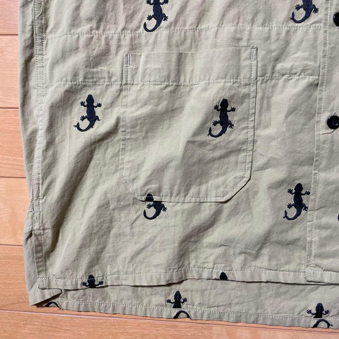 トップス ENGINEERED GARMENTS CAMP SHIRT GECKO