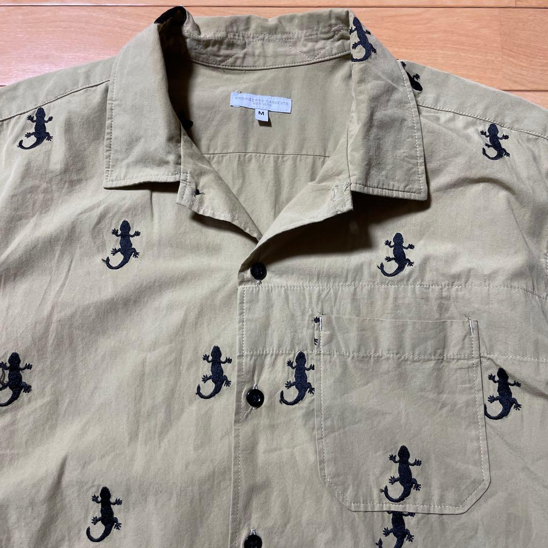 トップス ENGINEERED GARMENTS CAMP SHIRT GECKO