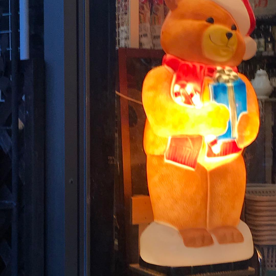 クリスマス ベアー クマ ライト 高さ約90cm