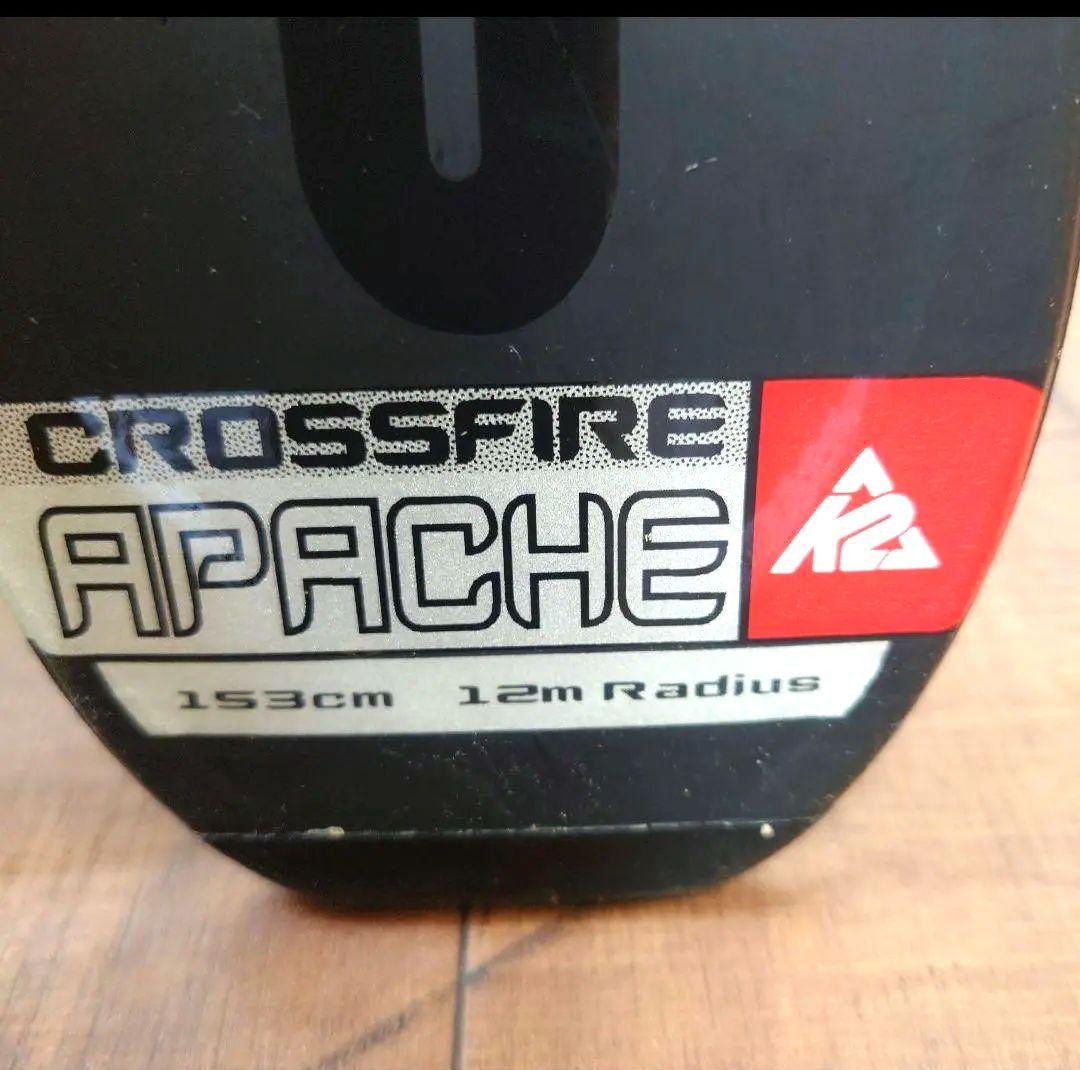 スキー板　K2　クロスファイヤー　アパッチ　ビンディング付き