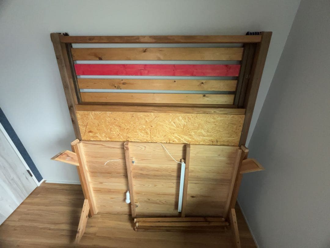 木製ロフトベッド/秘密基地/子供用