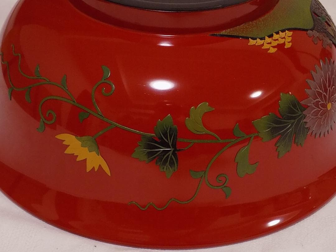 べんぼう 沖縄 琉球漆器 堆錦大椀 新品未使用