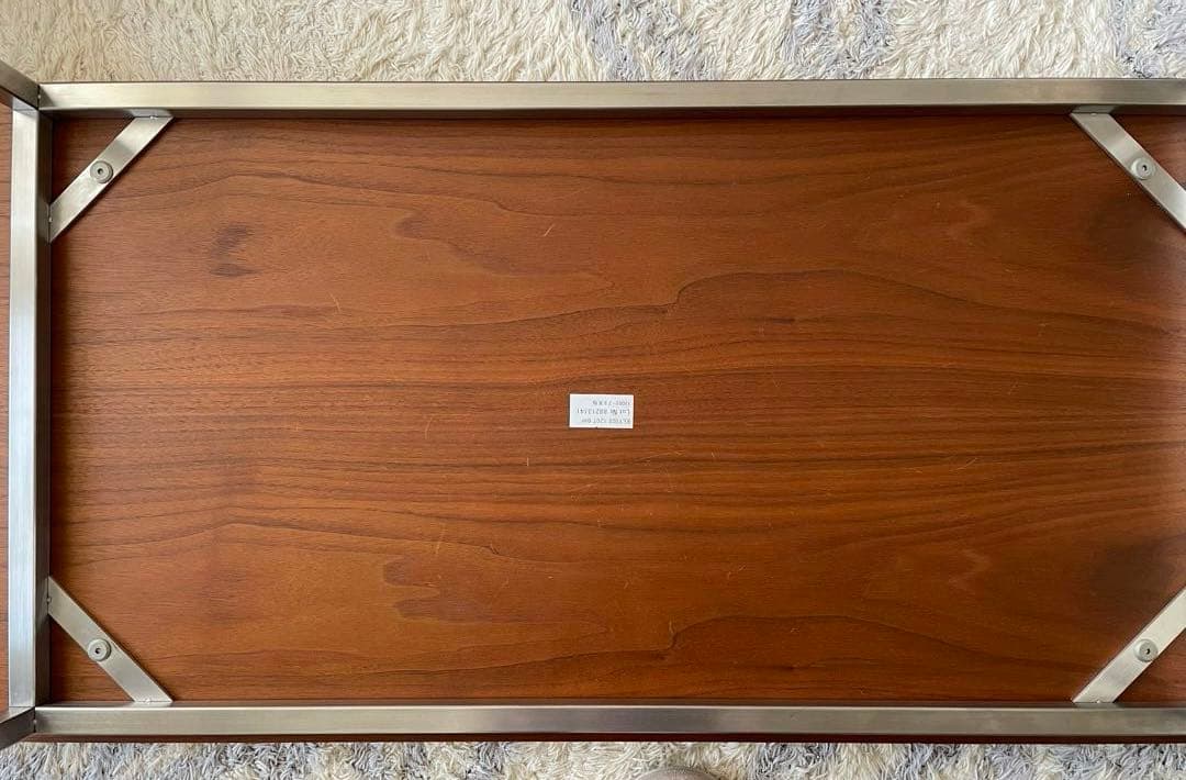 お値下げ☆モダン☆日本フクラ☆ウォールナットローテーブル