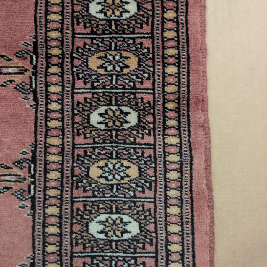 62x88cmパキスタン手織りマット(217)ギャッベ・ペルシャ・毛・じゅうたん