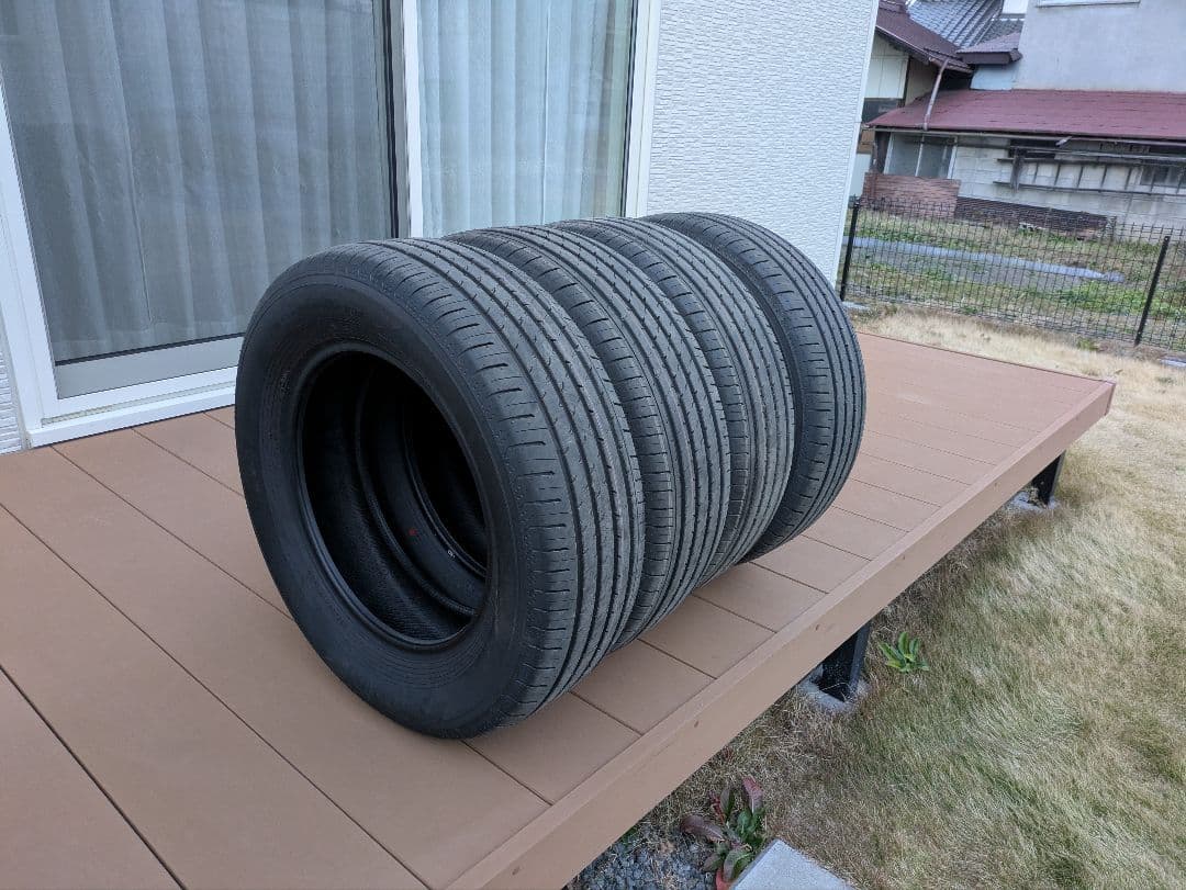 シルバー【送料込:新車外し】225/65R17 ヨコハマ 25年2本②