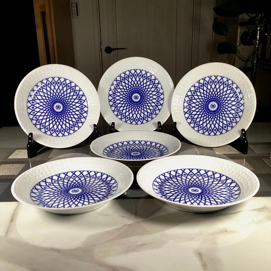 『極小範囲に保管スレ』　ナルミ　× 渡辺雪三郎　大皿　6枚　深めで多機能