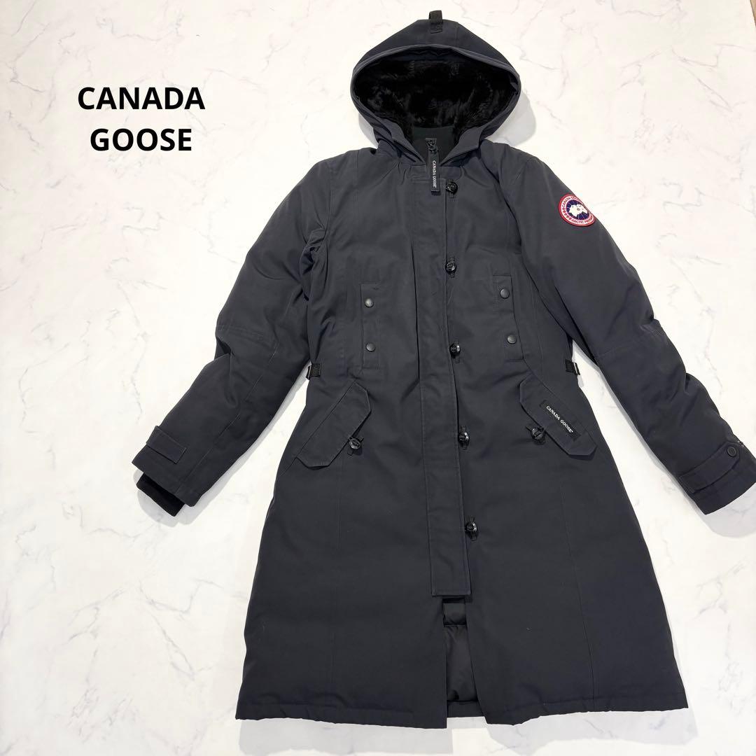 【美品】 カナダグース　ケンジントン　ダウン　M ネイビー