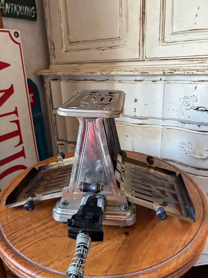 アンティーク　トースター　美しい　メタル　トースター　アメリカ　1920年代