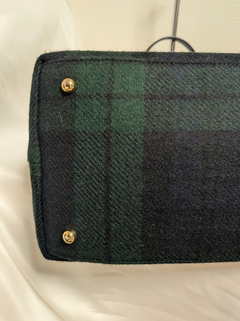 美品　Brooks Brothers ウール　タータン　トートバッグ