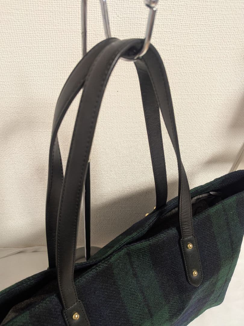 美品　Brooks Brothers ウール　タータン　トートバッグ