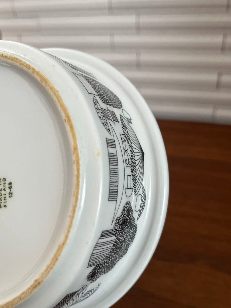 激レア☆ ARABIA Tatti ボウル　きのこ柄