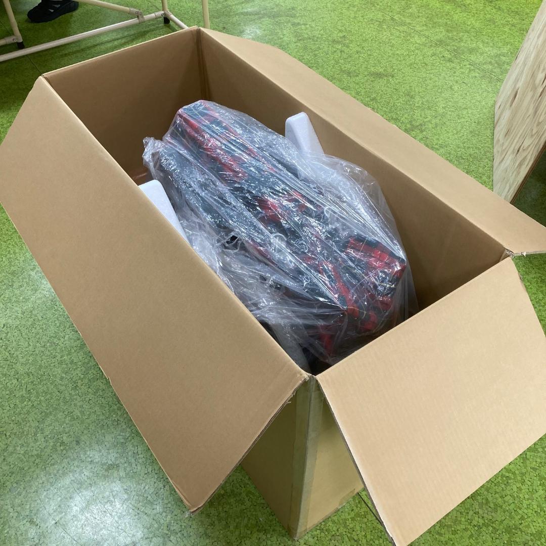 【未使用品】 カワムラサイクル 自走式 折りたたみ 車椅子 アルミ製　赤チェック