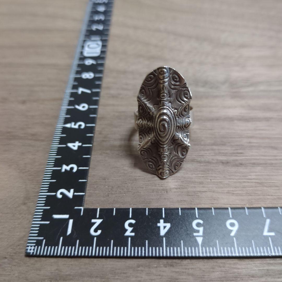 ハンドメイド 民族系 シルバーリング