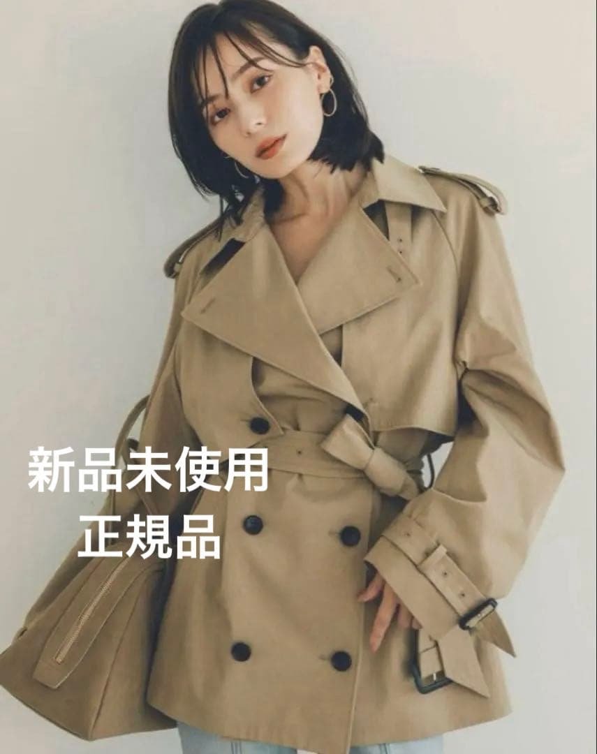 ソウ　新品未使用　アニュアンス　ハーフオーバートレンチコート　Ｍサイズ