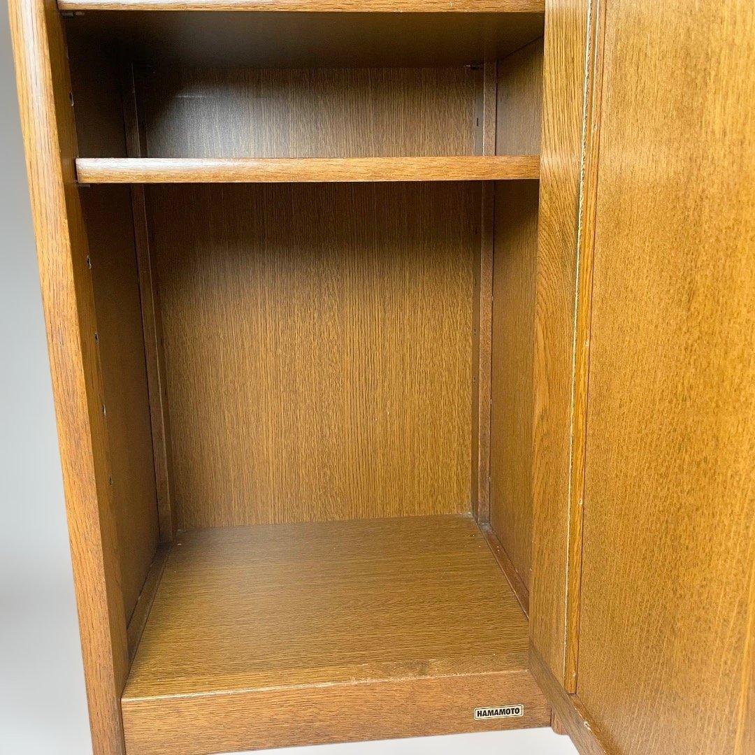 浜本工芸 (ハマモトコウゲイ) 電話台 木製電話台 ファックス台 引き出し付き