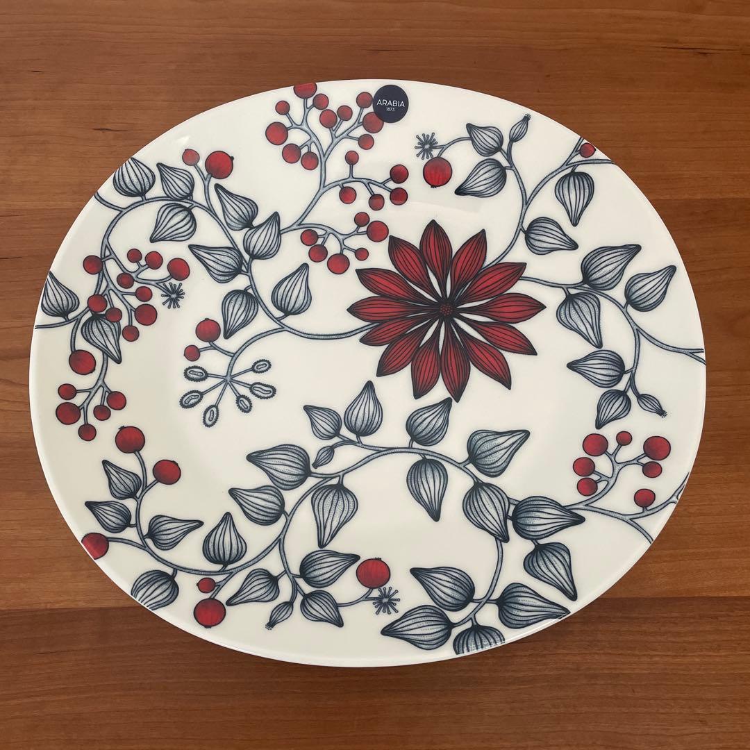 お値下げ❗️新品・未使用❗️Arabia Runo 150周年　25センチプレート