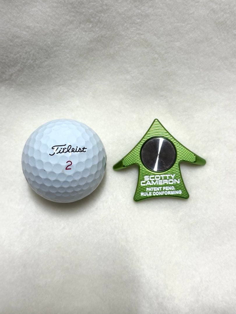 【レア！】 スコッティキャメロン ボールマーカー グリーン　ゴルフマーカー