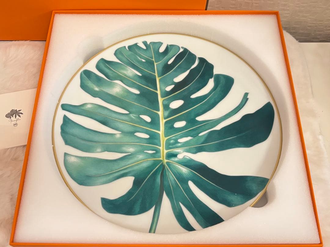 新品 エルメス パシフォリア ディナープレート 27cm 皿 2枚 ギフト 食器